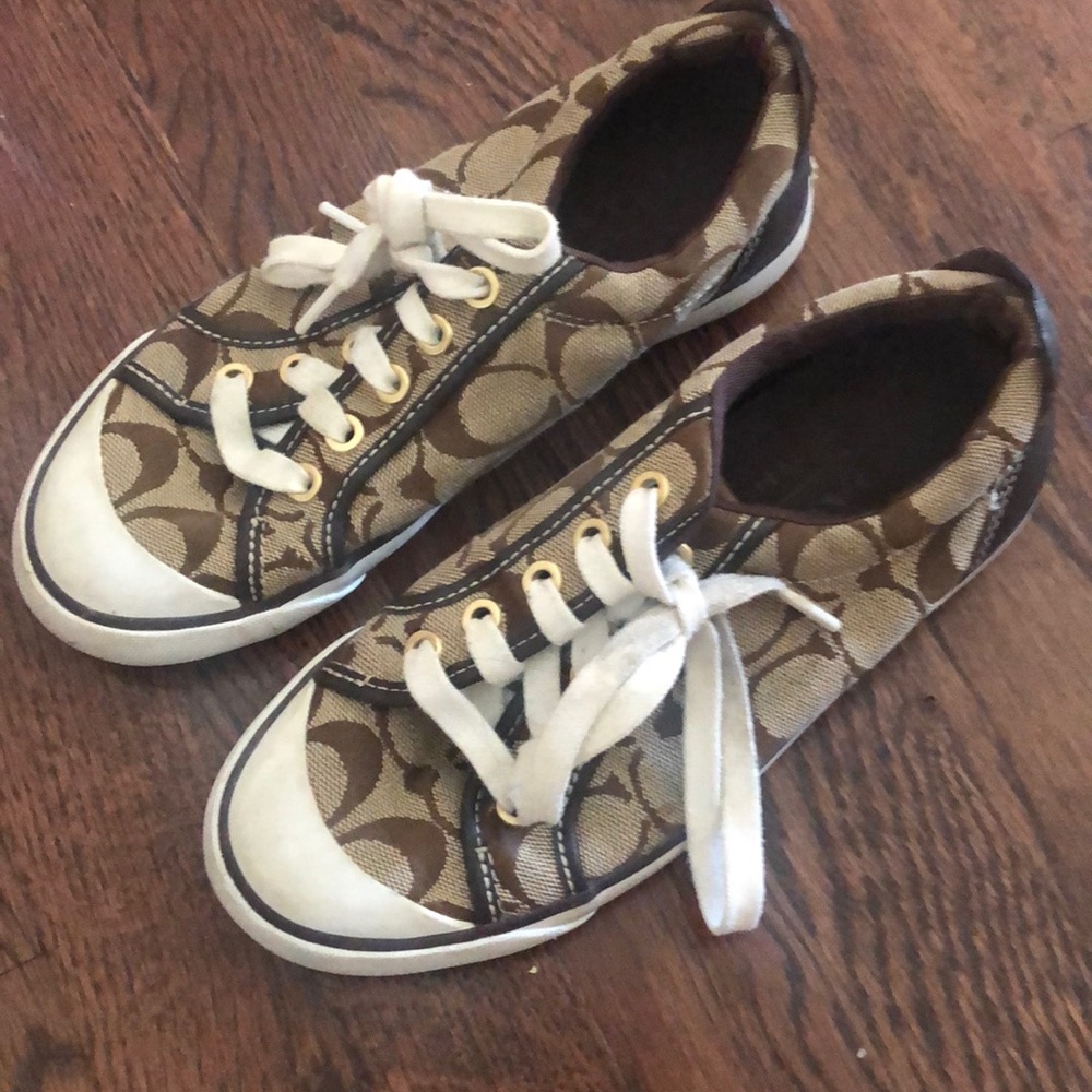 Coach sneakers- barely used